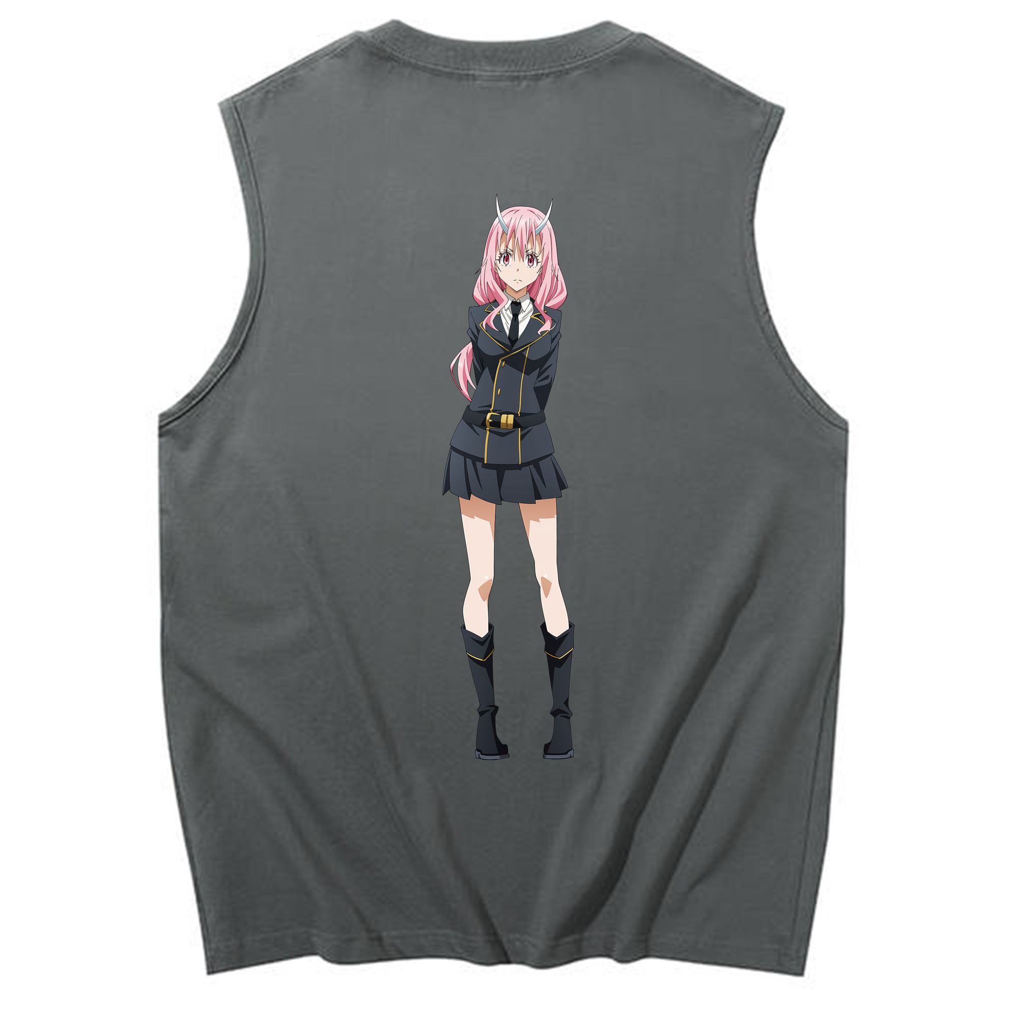 （画像用） 転スラ Regarding Reincarnated to Slime コットン100％タンクトップ（背面プリント）